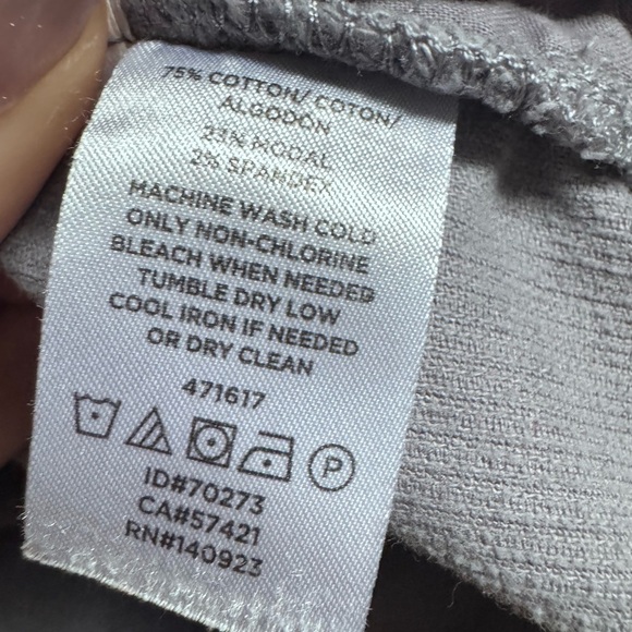 LOFT Modern Skinny Gray Corduroy Pants Size 6 or 28, cords, eclipse grey, silver - Picture 16 of 16